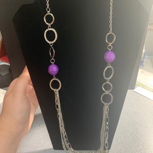 Purple necklace